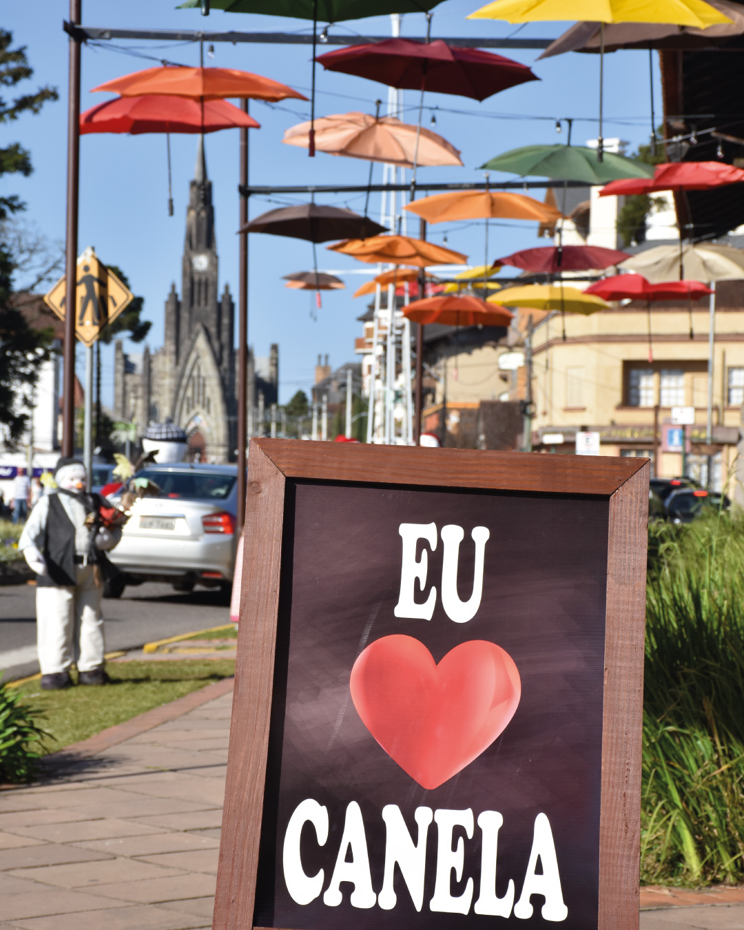 Centro da cidade de Canela/RS